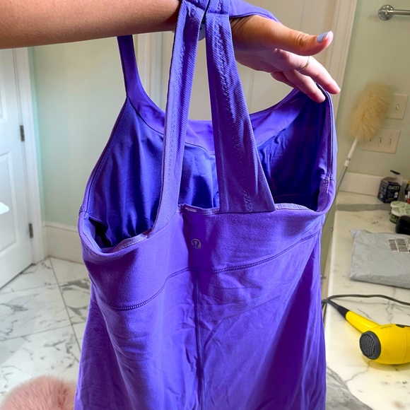 Purple Lululemon tank top - size 12! - Picture 4 of 4